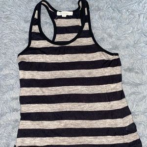 Black and gray striped tank